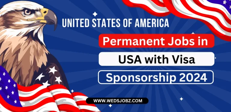 Permanent Jobs in USA with Visa Sponsorship December 2024